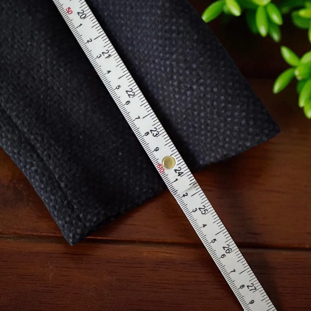 $1295 Maurizio Baldassari - Blue Black Knit Sport Coat - Wool/Cotton - EU50/US40 - Picture 10 of 15